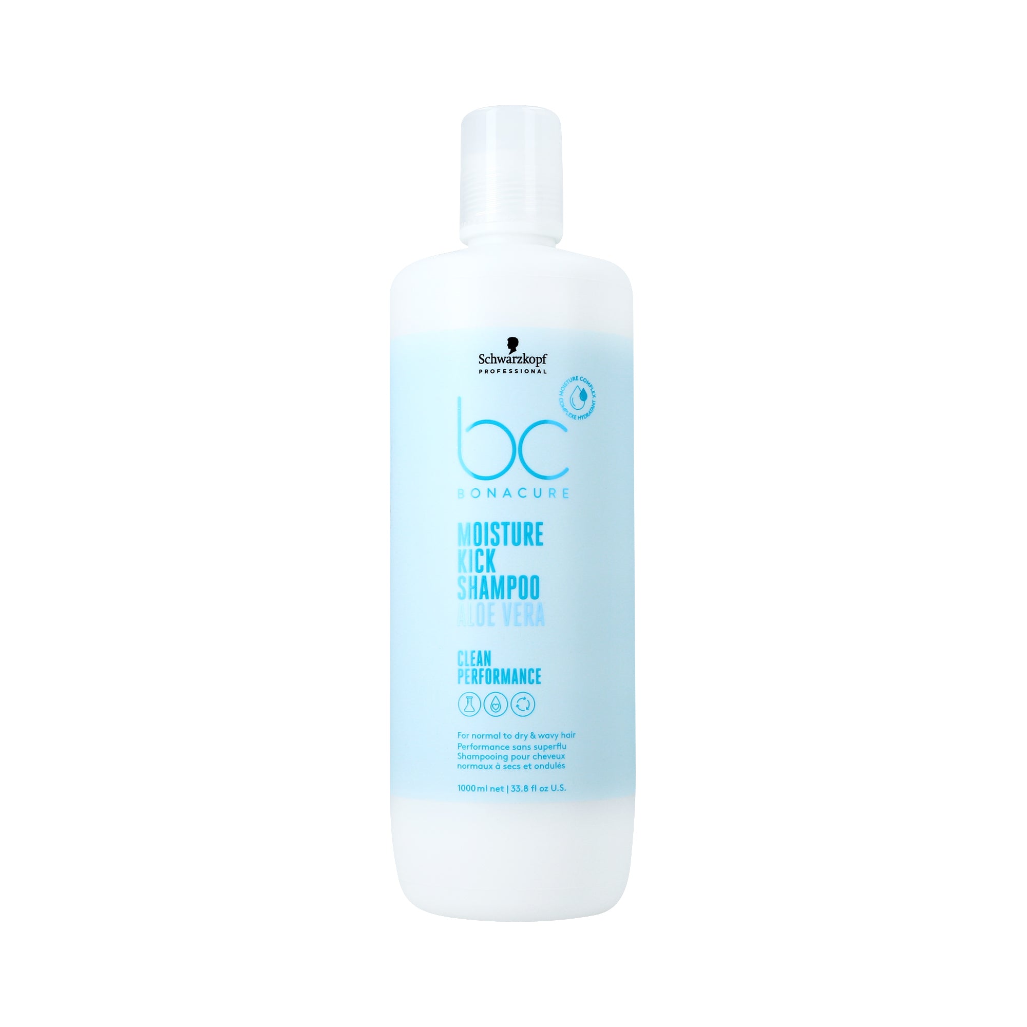 SCHWARZKOPF BONACURE MOISTURE KICK ALOE VERA Szampon do włosów z kompleksem  nawilżającym 1000 ml
