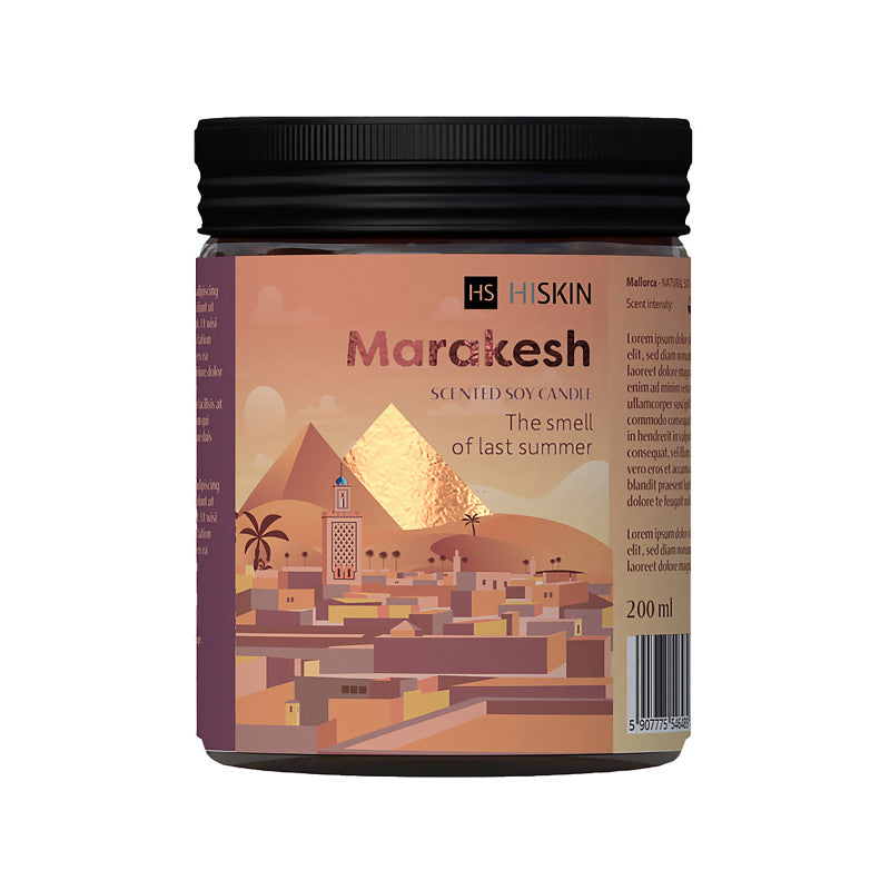 HISKIN HOME BON VOYAGE Marakesh Soy Candle 200 ml