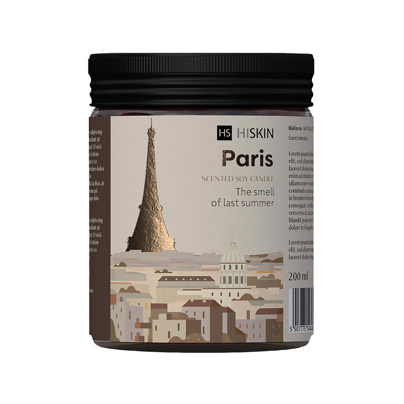 HISKIN HOME BON VOYAGE Soy Candle Paris 200 ml