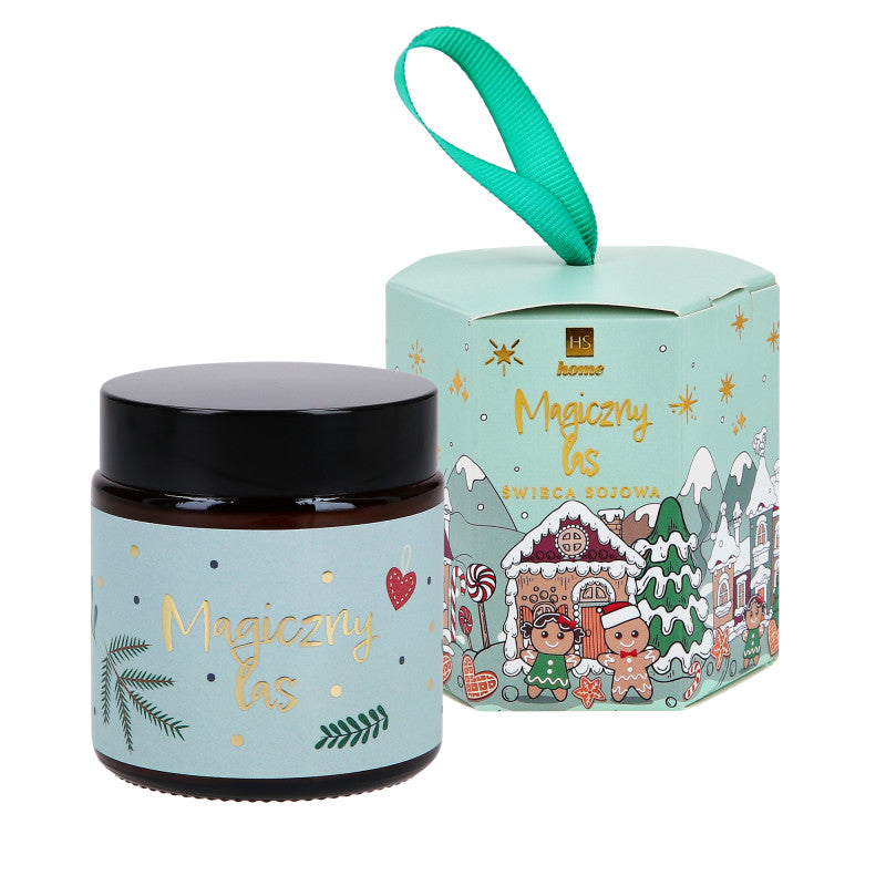 HISKIN HOME Christmas soy candle, Magic forest 100g