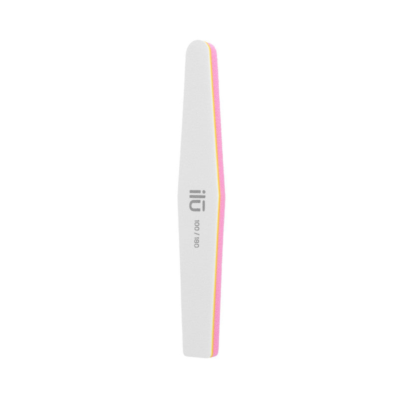 ilū 2in1 Nail File & Buffer, Diamond, 180/100