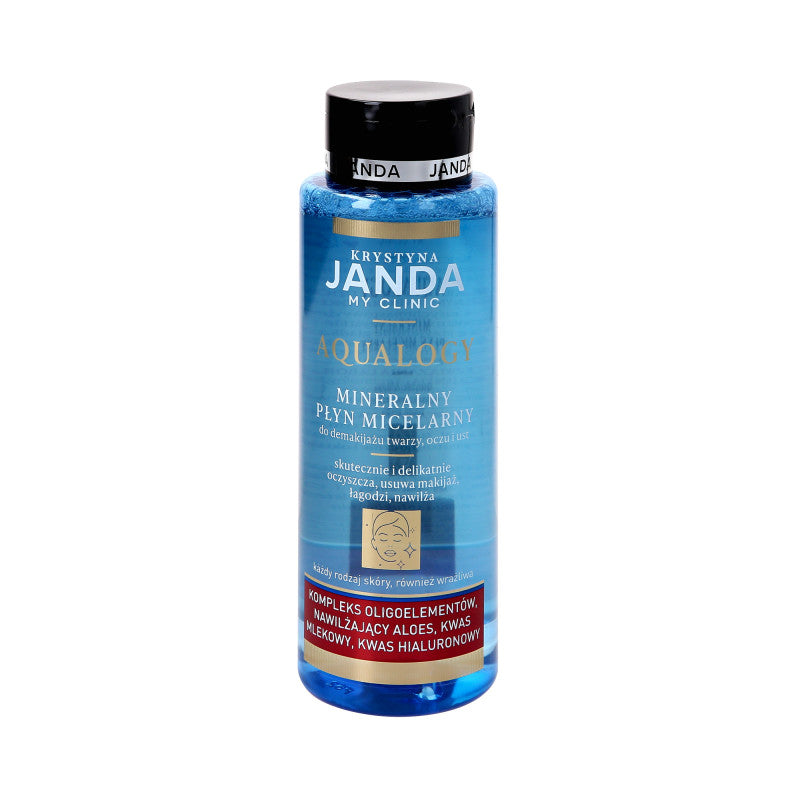 JANDA MY CLINIC AQUALOGY Mineral micellar fluid for make-up removal of the face, eyes and lips 400ml