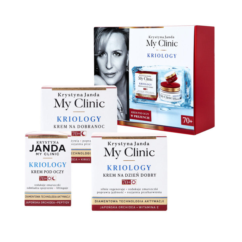 JANDA MY CLINIC KRIOLOGY Facial Gift Set 70+ 2x50ml + 15ml