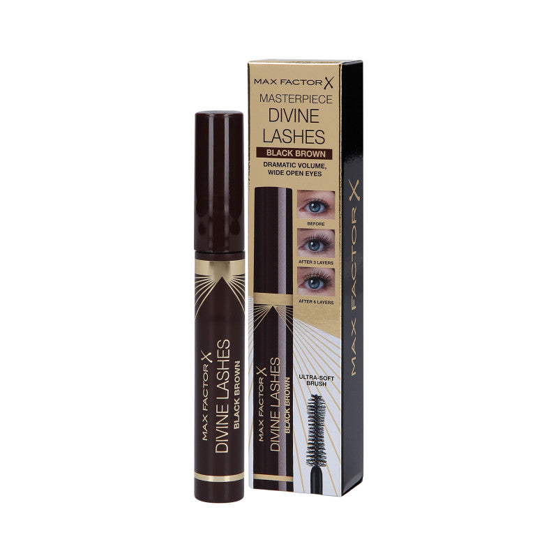 MAX FACTOR Divine Lashes Tusz do rzęs zwiększający objętość 002 Black Brown 8ml