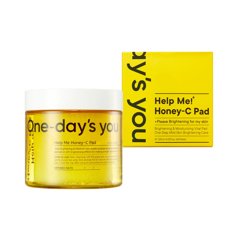 ONE-DAY'S YOU HELP ME HONEY-C PAD Brightening toning pads 125ml (60 pcs.)