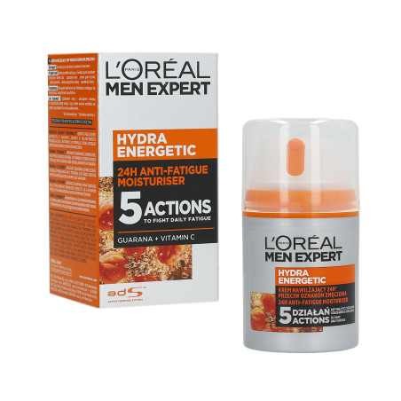 L’OREAL PARIS MEN EXPERT Hydra Energetic Krem nawilżający do twarzy 50ml - 1 L’OREAL PARIS MEN EXPERT Hydra Energetic Krem nawilżający do twarzy 50ml - 1