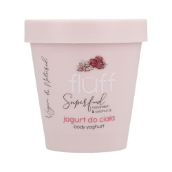 FLUFF Jogurt do ciała o zapachu malin i migdałów 180ml - 1