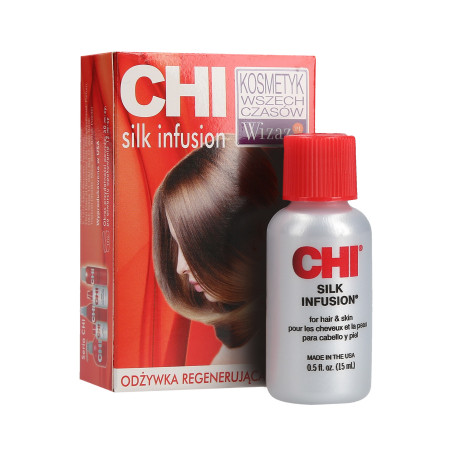 CHI INFRA Silk Infusion Jedwab do włosów 15ml - 1 CHI INFRA Silk Infusion Jedwab do włosów 15ml - 1