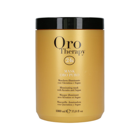 FANOLA ORO THERAPY 24k Oro Puro Rozświetlająca maska do włosów 1000ml - 1 FANOLA ORO THERAPY 24k Oro Puro Rozświetlająca maska do włosów 1000ml - 1