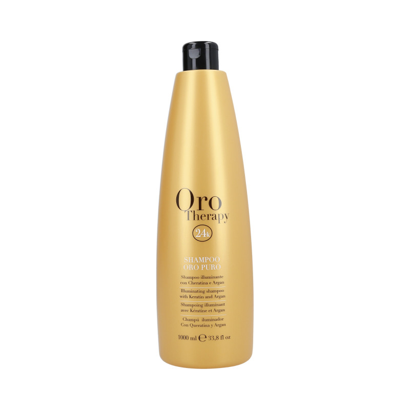 FANOLA ORO THERAPY 24k Oro Puro Rozświetlający szampon do włosów 1000ml - 1