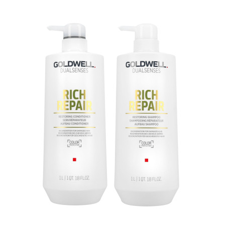 GOLDWELL DUALSENSES RICH REPAIR Szampon 1000 ml + Odżywka 1000 ml - 1 GOLDWELL DUALSENSES RICH REPAIR Szampon 1000 ml + Odżywka 1000 ml - 1