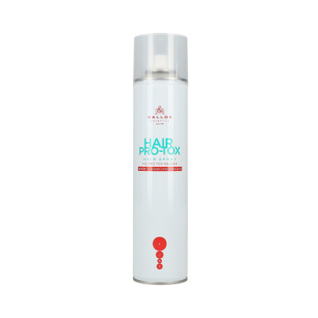 KALLOS KJMN HAIR PRO-TOX Stylizujący lakier do włosów 400ml - 1 KALLOS KJMN HAIR PRO-TOX Stylizujący lakier do włosów 400ml - 1