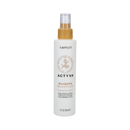 KEMON ACTYVA DISCIPLINA Fluid wygładzający do włosów kręconych 150ml - 1 KEMON ACTYVA DISCIPLINA Fluid wygładzający do włosów kręconych 150ml - 1