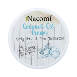 NACOMI Coconut Oil Cream Krem kokosowy do twarzy, ciała i dłoni 100ml - 1