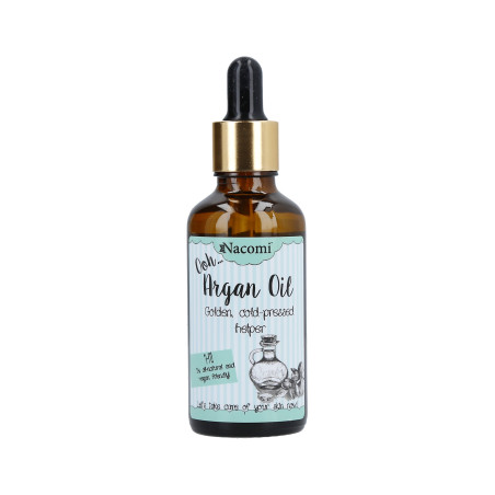 NACOMI Zimnotłoczony nierafinowany olej arganowy 50ml - 1 NACOMI Zimnotłoczony nierafinowany olej arganowy 50ml - 1