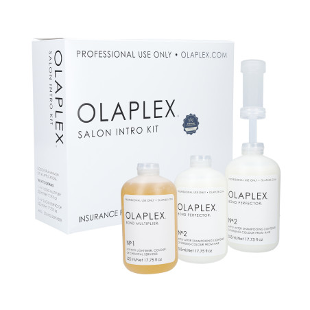 OLAPLEX Salon Intro Kit Zestaw do profesjonalnej regeneracji włosów No.1 525ml + 2x No.2 525ml - 1