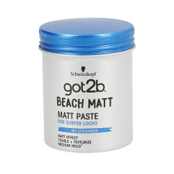 SCHWARZKOPF GOT2B Beach Matt Paste Matująca pasta do włosów 100ml - 1