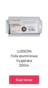 LUSSONI
Folia aluminiowa fryzjerska
200m