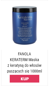 fanola maska do włosów z keratyną w niebieskim opakowaniu