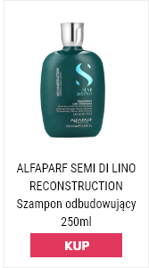 alfaparf semi di lino szampon odbudowujący w zielonym opakowaniu