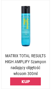 matrix szampon nadający objętość w niebieskim opakowaniu