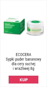 sypki puder bananowy ecocera do stworzenia weselnego makijażu