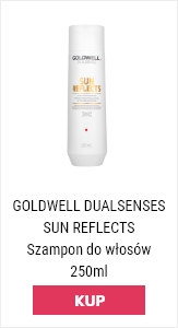 białe opakowanie szamponu Goldwell Dualsenses Sun Reflexts 