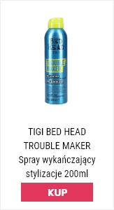 tigi bed head spray wykańczajacy stylizację w kolorwym opakowaniu