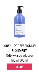 L'Oreal Profesionnel Blondfier odżywka do włosów blond w niebieskim opakowaniu