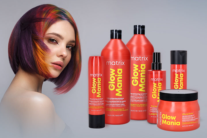 Sposoby na błyszczące włosy po farbowaniu? Poznaj nową serię Glow Mania od Matrix!