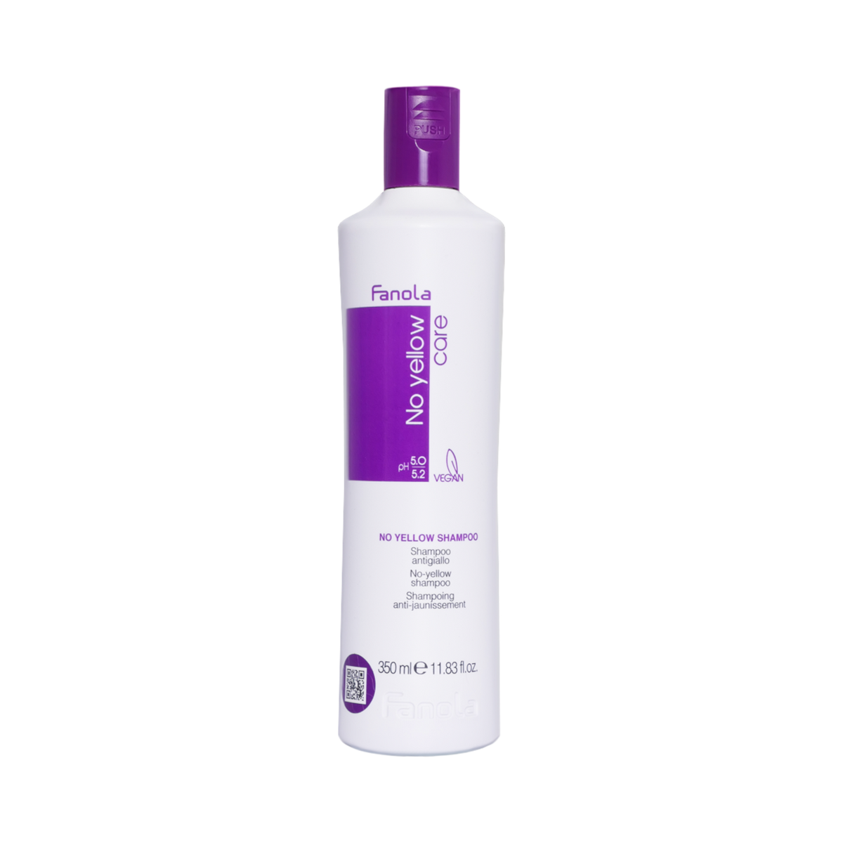 FANOLA No Yellow Szampon neutralizujący kolor do włosów blond 350 ml