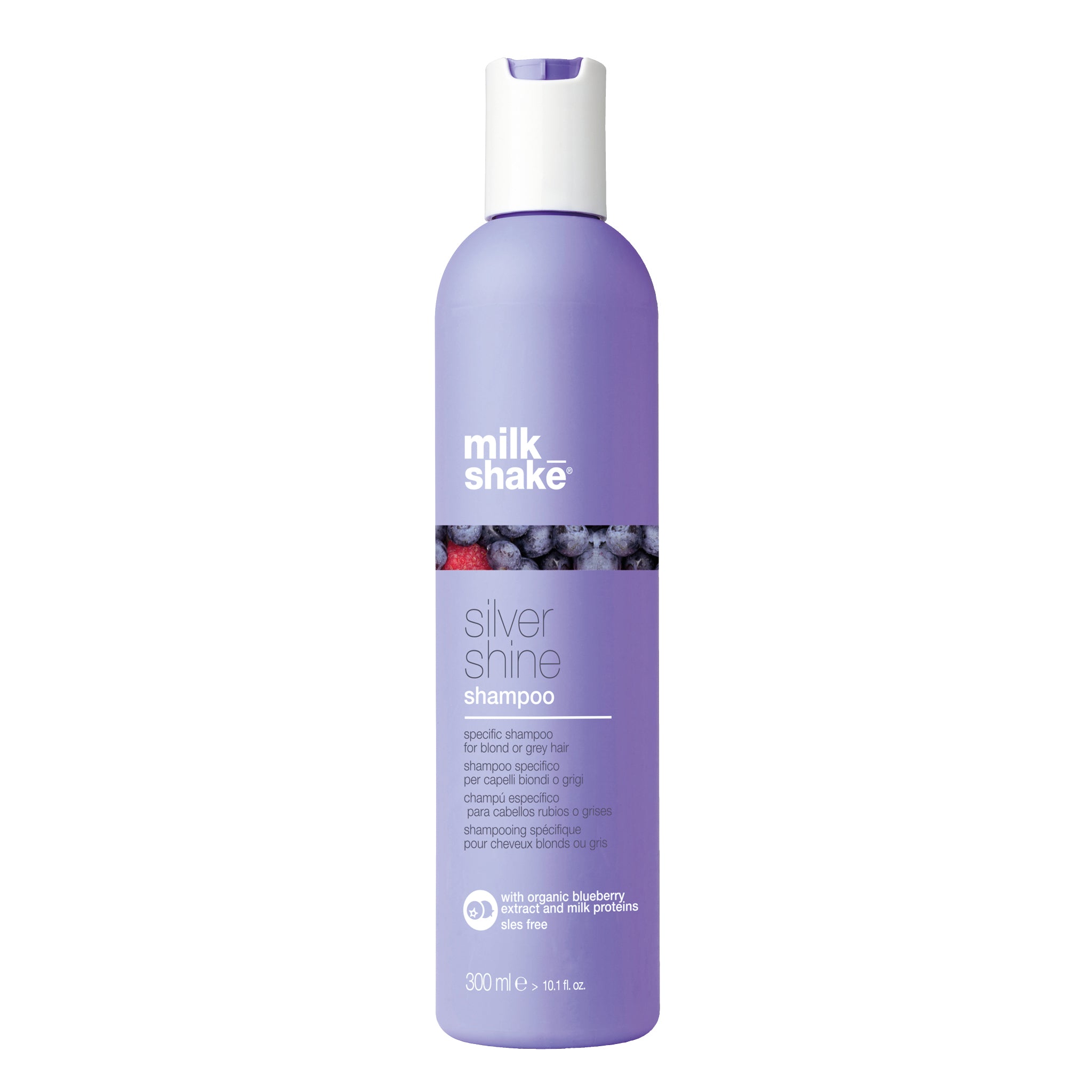 MILK SHAKE SILVER SHINE SHAMPOO specific shampoo for blond or grey hair 300ml