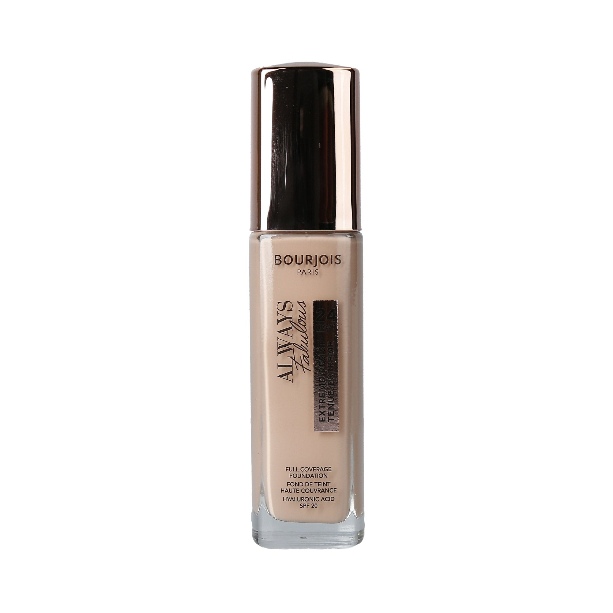 BOURJOIS ALWAYS FABULOUS Full Coverage Foundation SPF20 200 Rose Vanilla 30ml