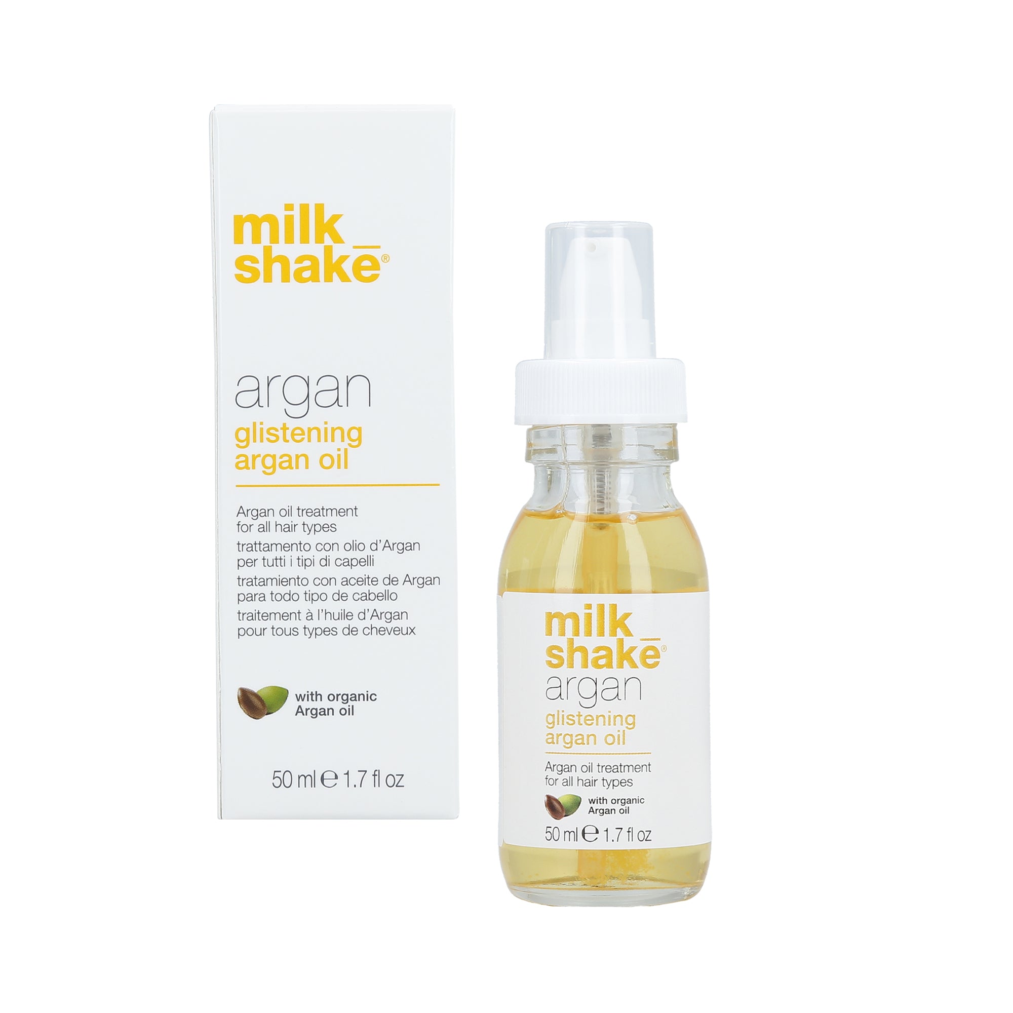 MILK SHAKE GLISTENING ARGAN OIL argan oil treatment for all hair types 50ml