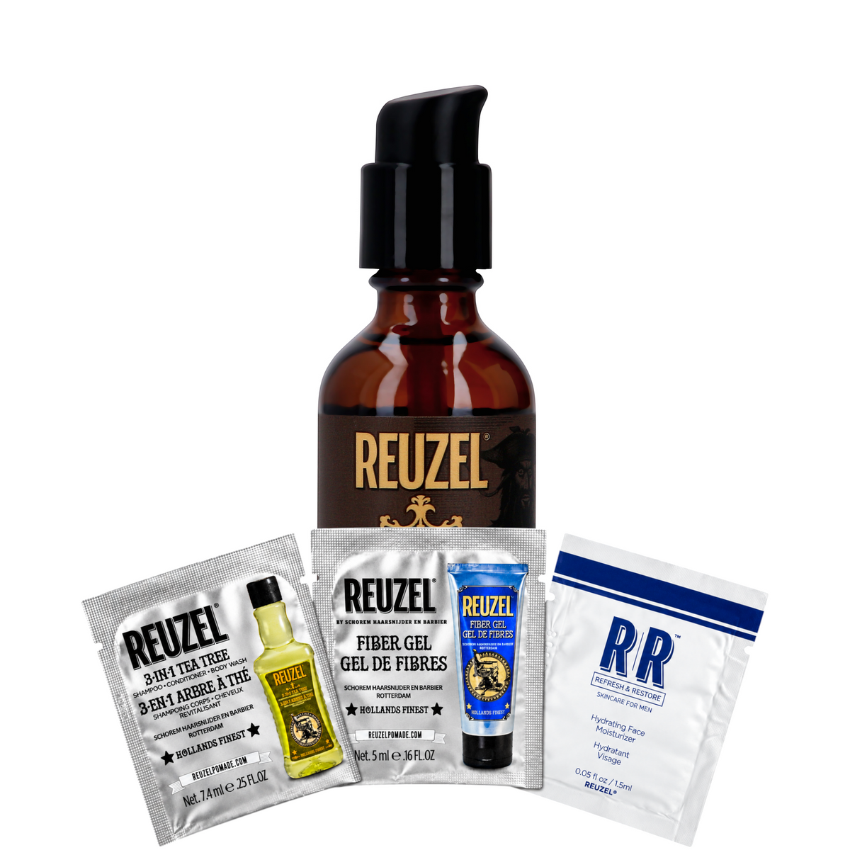 Reuzel REUZEL BEARD SERUM CLEAN & FRESH Serum wzmacniające do wąsów i brody 50 g + 3 saszetki — Inhaltsstoffe und Bewertung