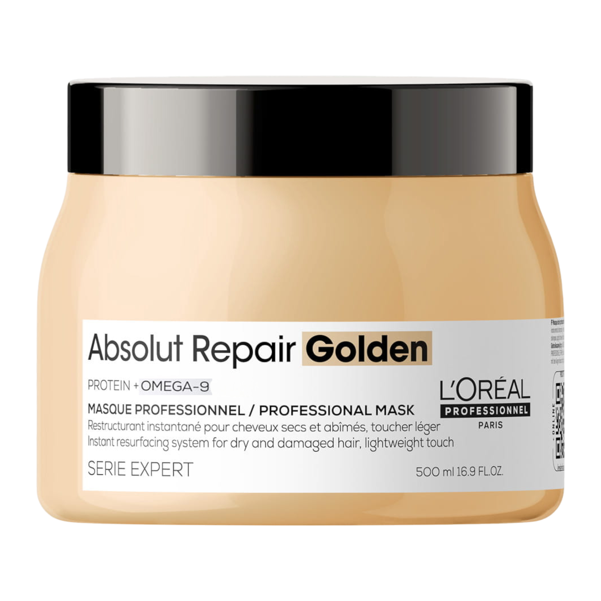 L’OREAL PROFESSIONNEL ABSOLUT REPAIR GOLDEN PROTEIN + OMEGA-9 Złota maska do włosów zniszczonych 500 ml