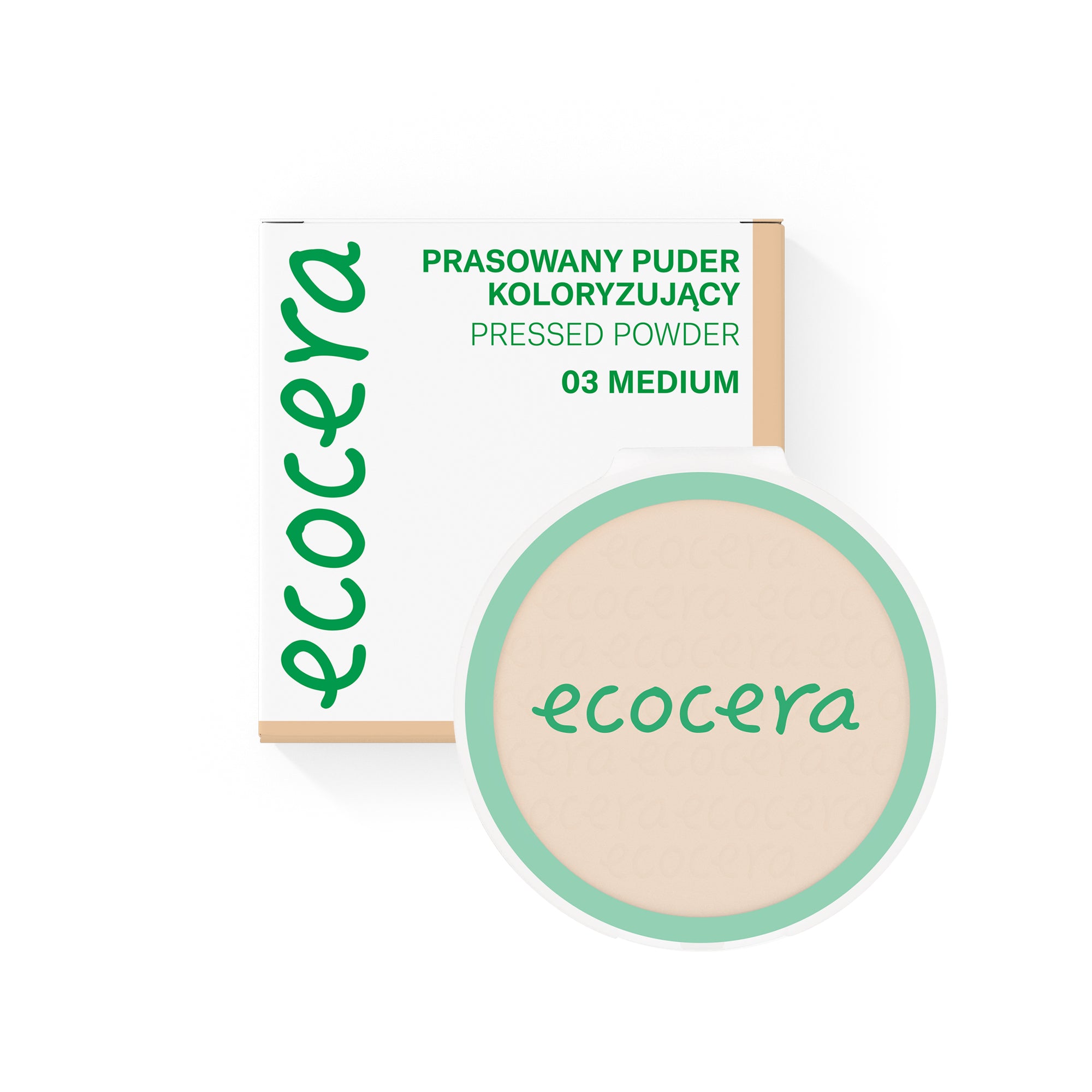 ECOCERA COLOR PRESSED POWDER MEDIUM 10G
