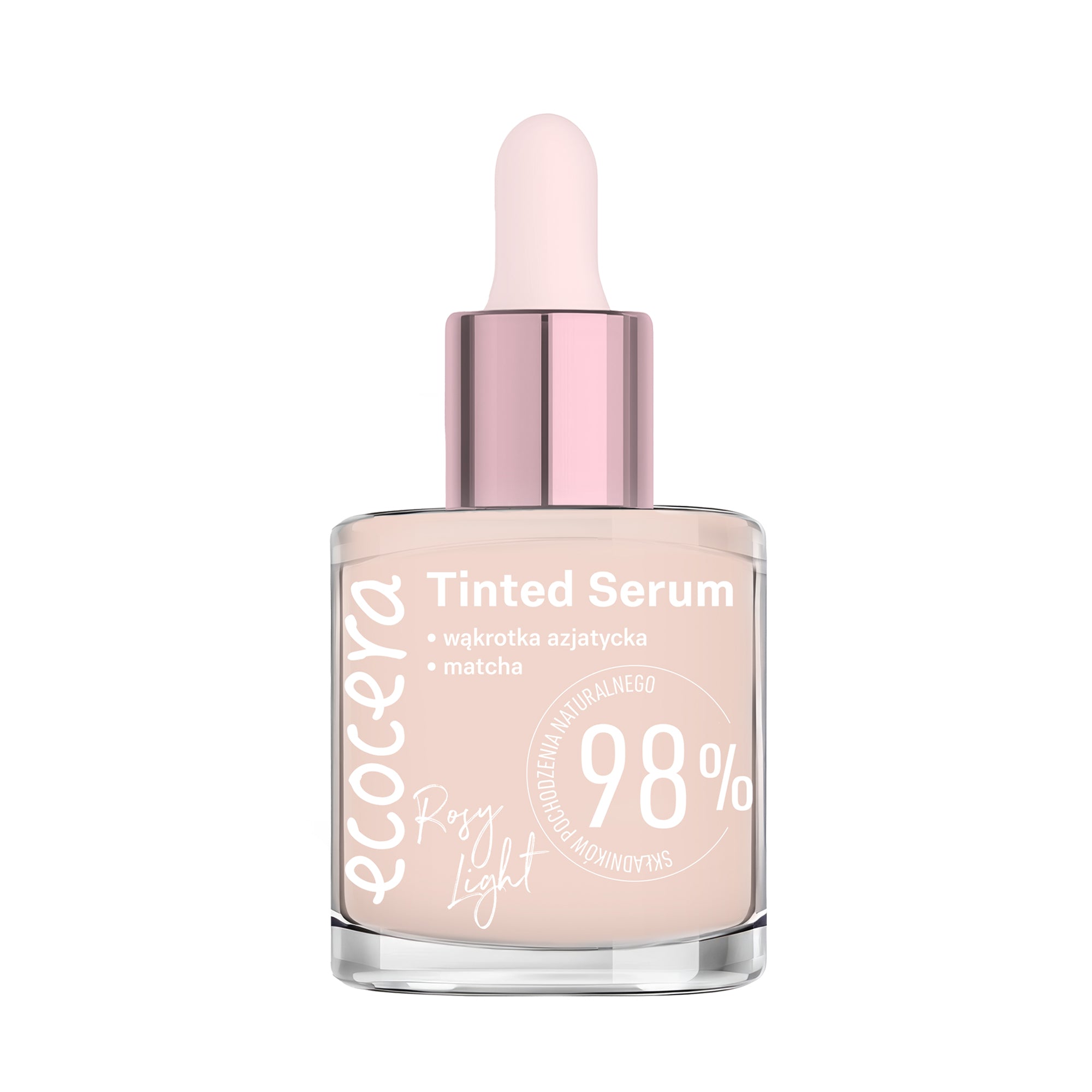 ECOCERA TINTED SERUM Koloryzujące serum w podkładzie Rosy Light 30 ml
