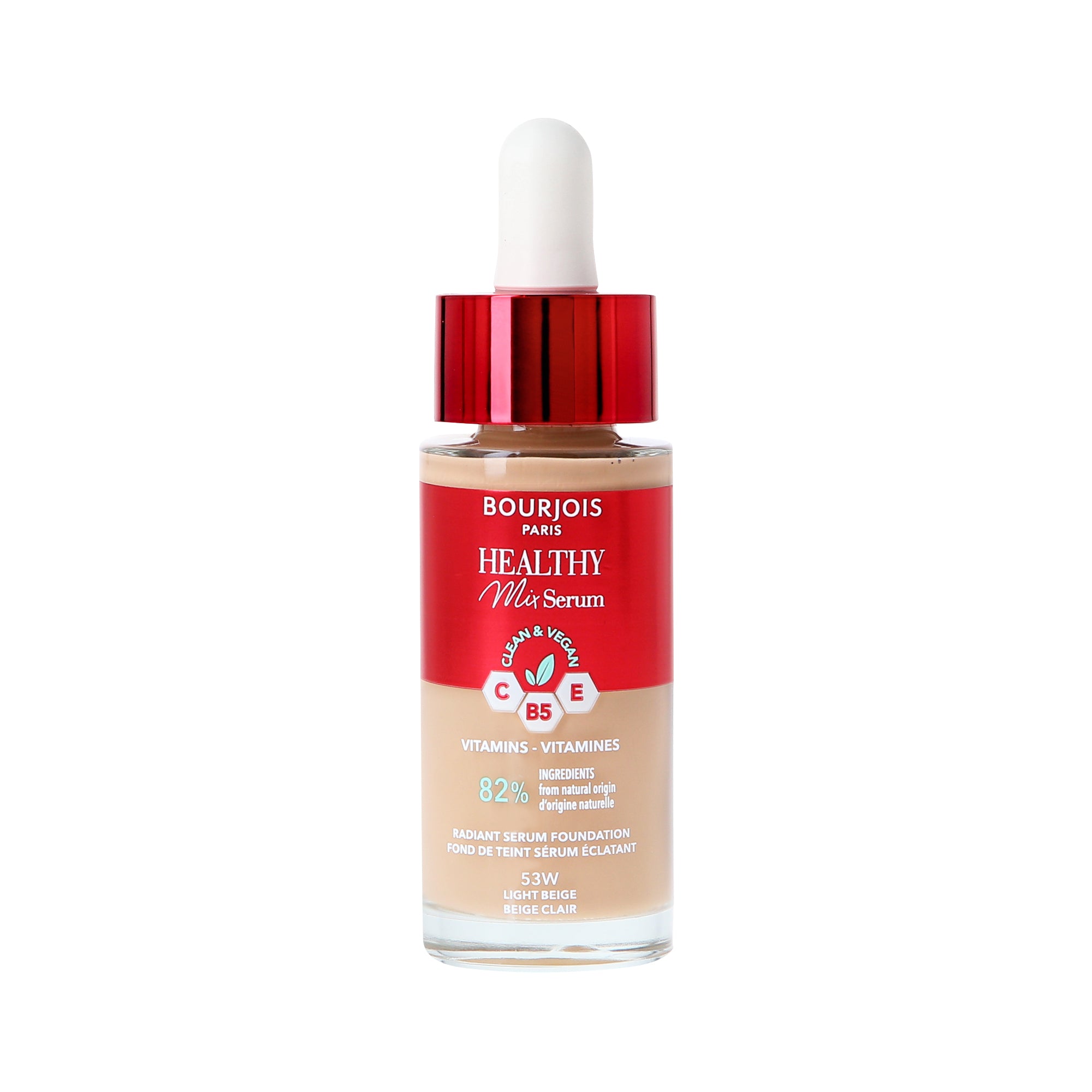 BOURJOIS HEALTHY MIX SERUM Foundation - serum with vitamins 53 Light Beige 30ml