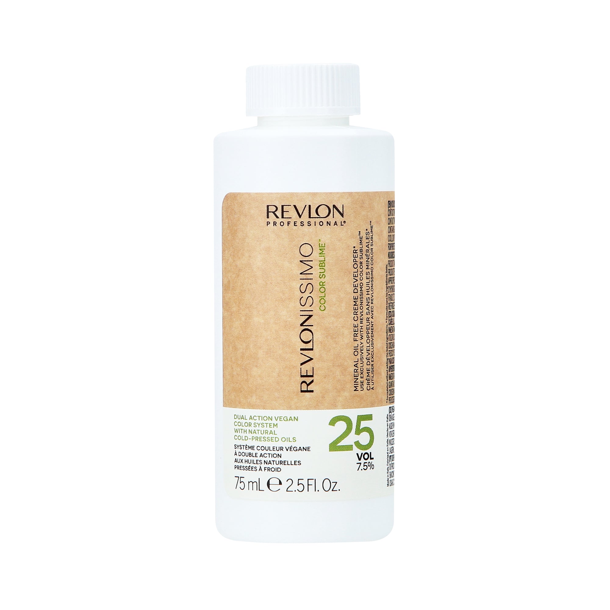 REVLON REVLONISSIMO COLOR SUBLIME VEGAN Aktywator olejowy 7,5% 25 vol 75 ml
