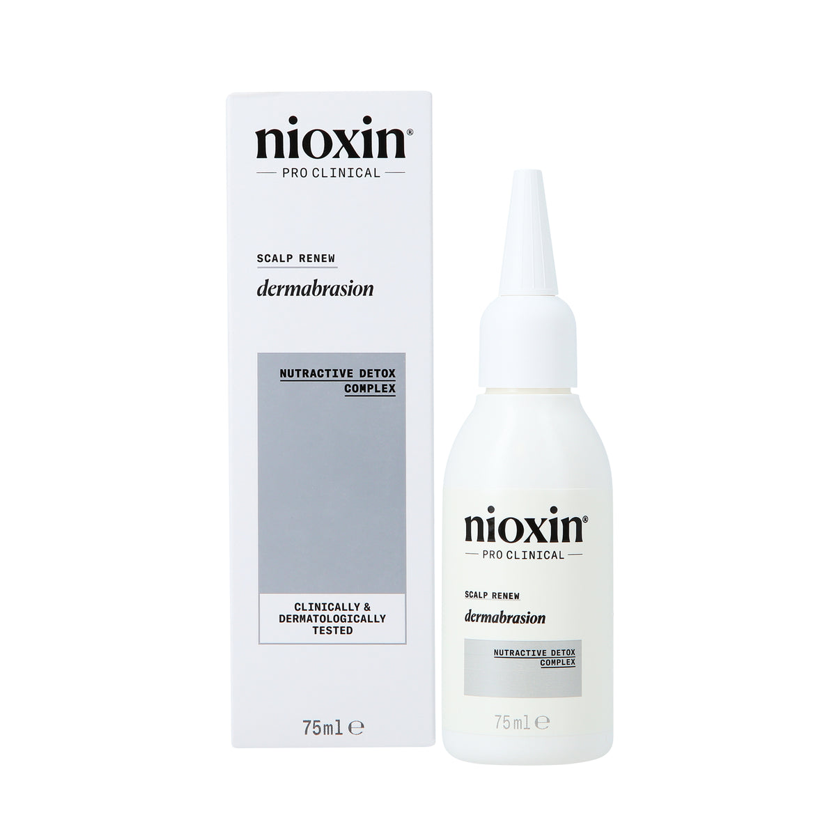 Nioxin NIOXIN PRO CLINICAL SCALP RENEW Zabieg dermabrazji złuszczający skórę głowy 75 ml — Składniki i ocena