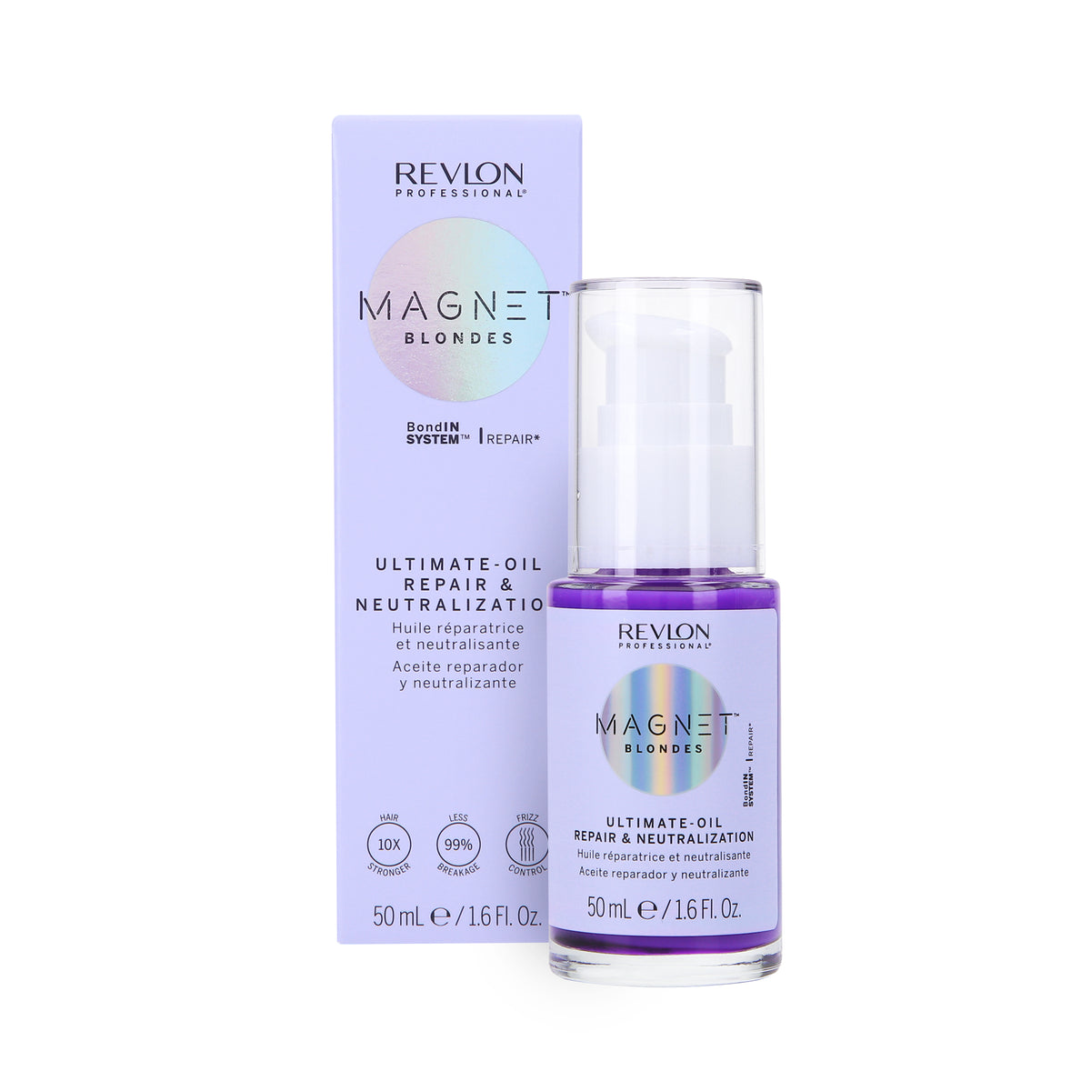 Revlon Professional REVLON MAGNET BLONDES ULTIMATE Olejek regenerujący do włosów neutralizujący niechciane odcienie 50 ml — Inhaltsstoffe i ocena