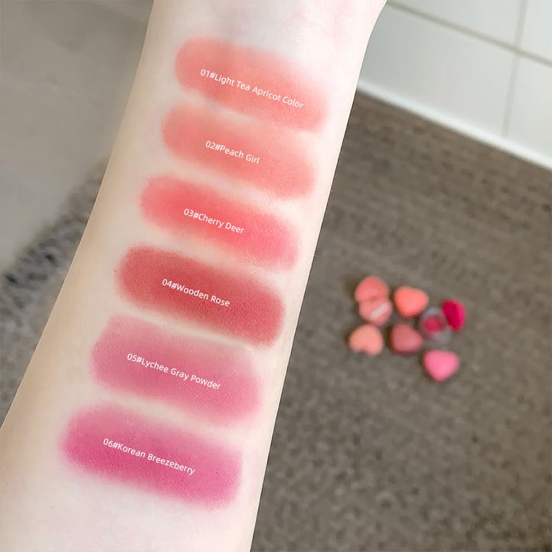 GEGE BEAR LOVING HEART CHEEK CREAM Krémový odstín na rty a tváře 6 g