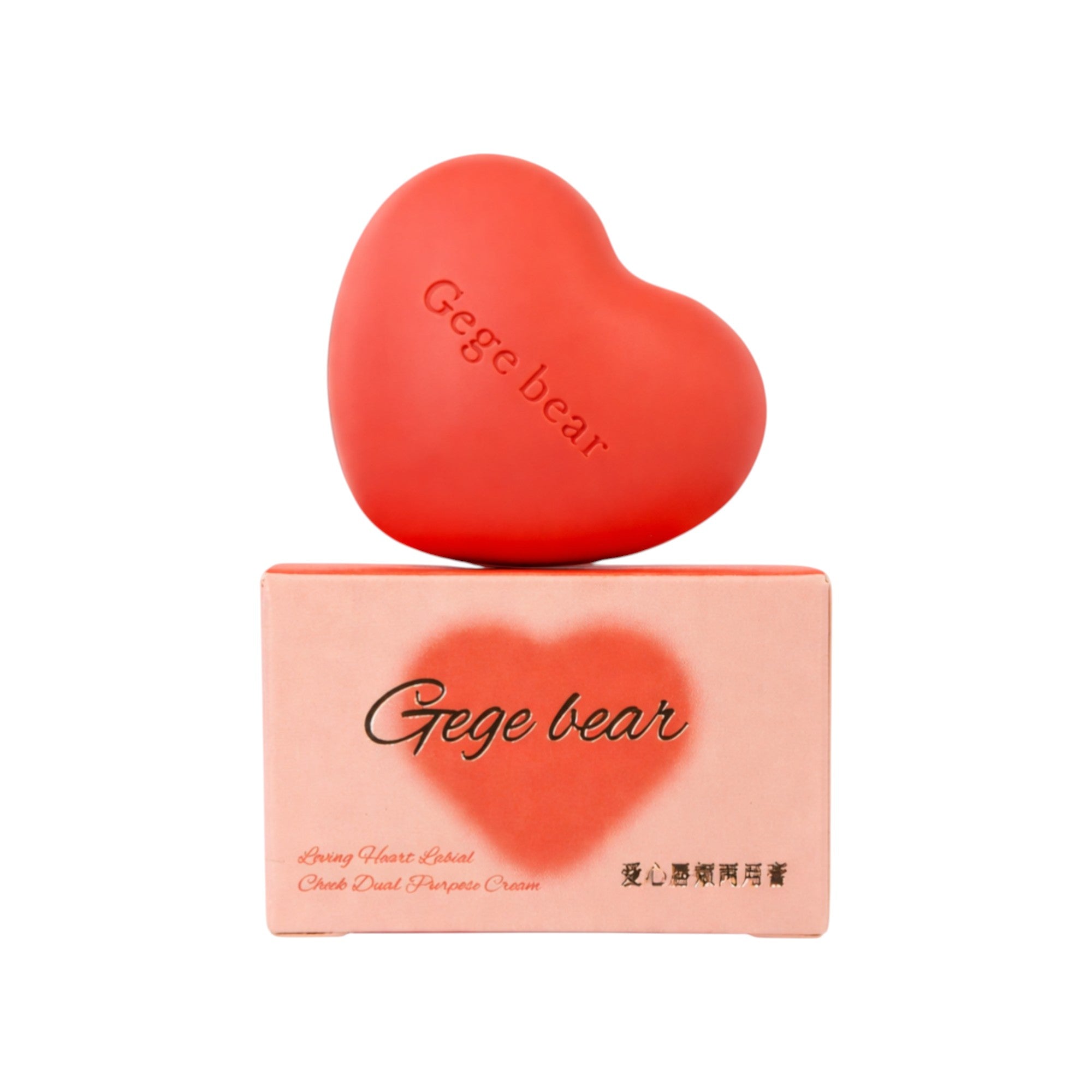 GEGE BEAR LOVING HEART CHEEK CREAM Krémový odstín na rty a tváře 6 g #3