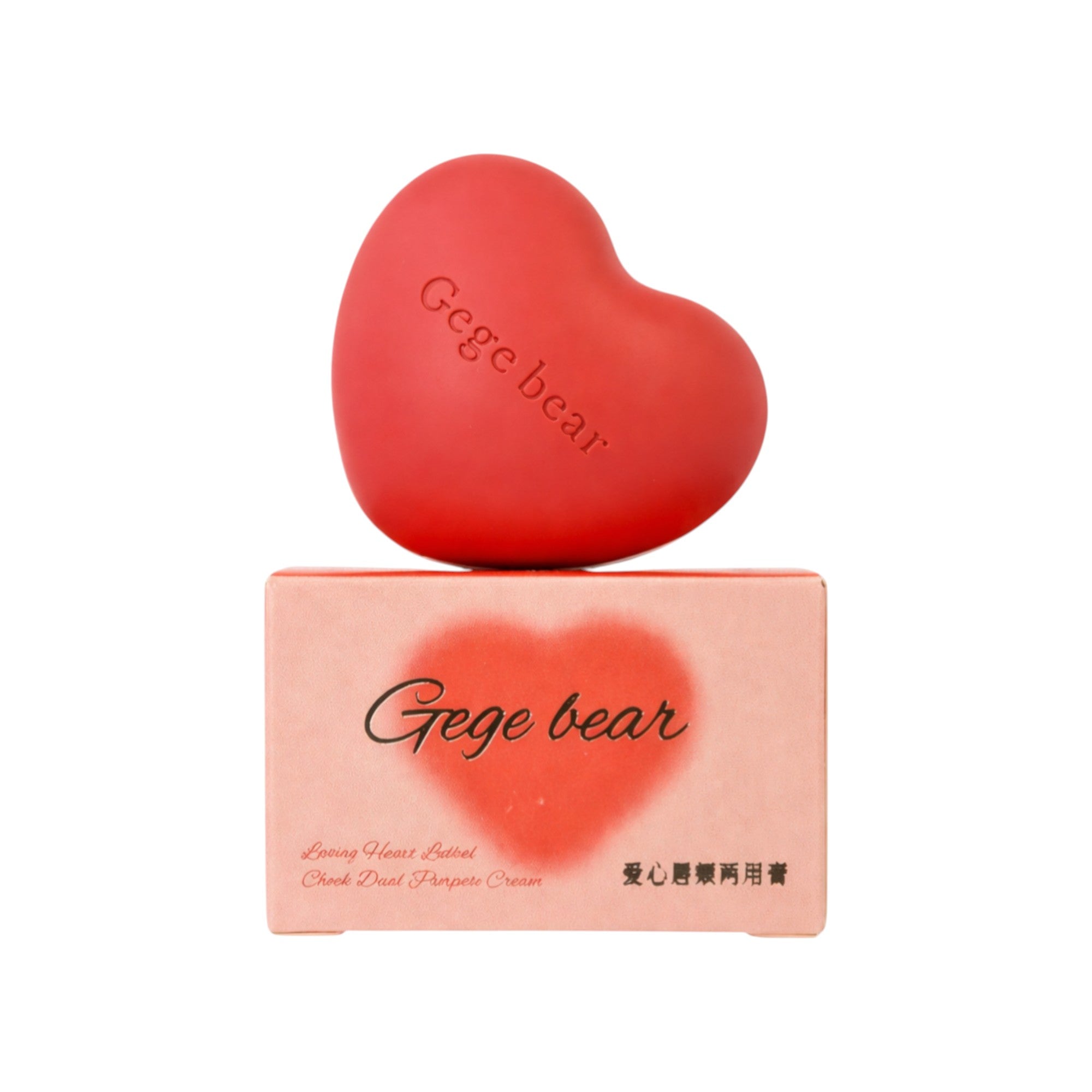 GEGE BEAR LOVING HEART CHEEK CREAM Krémový odstín na rty a tváře 6 g #4