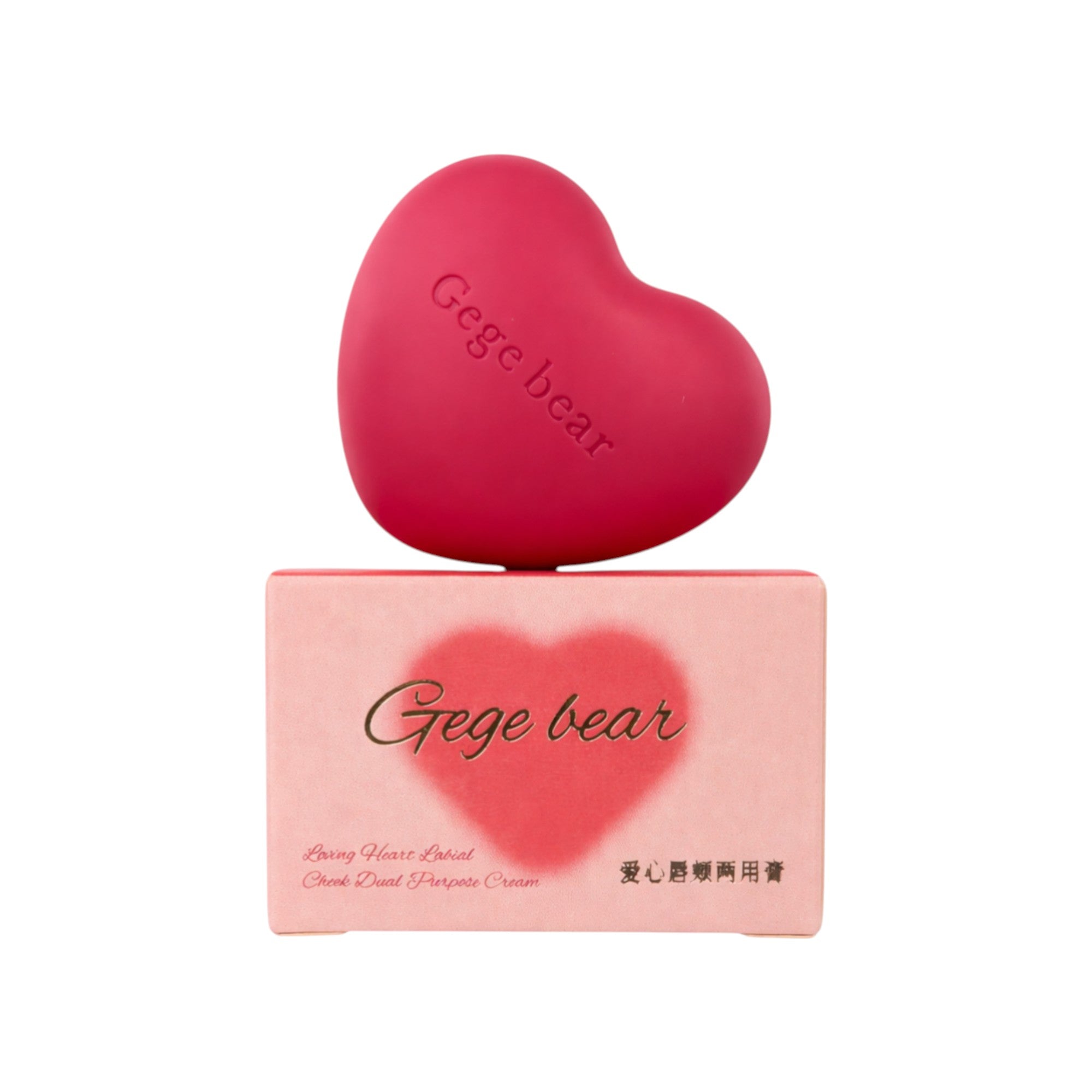 GEGE BEAR LOVING HEART CHEEK CREAM Krémový odstín na rty a tváře 6 g #6