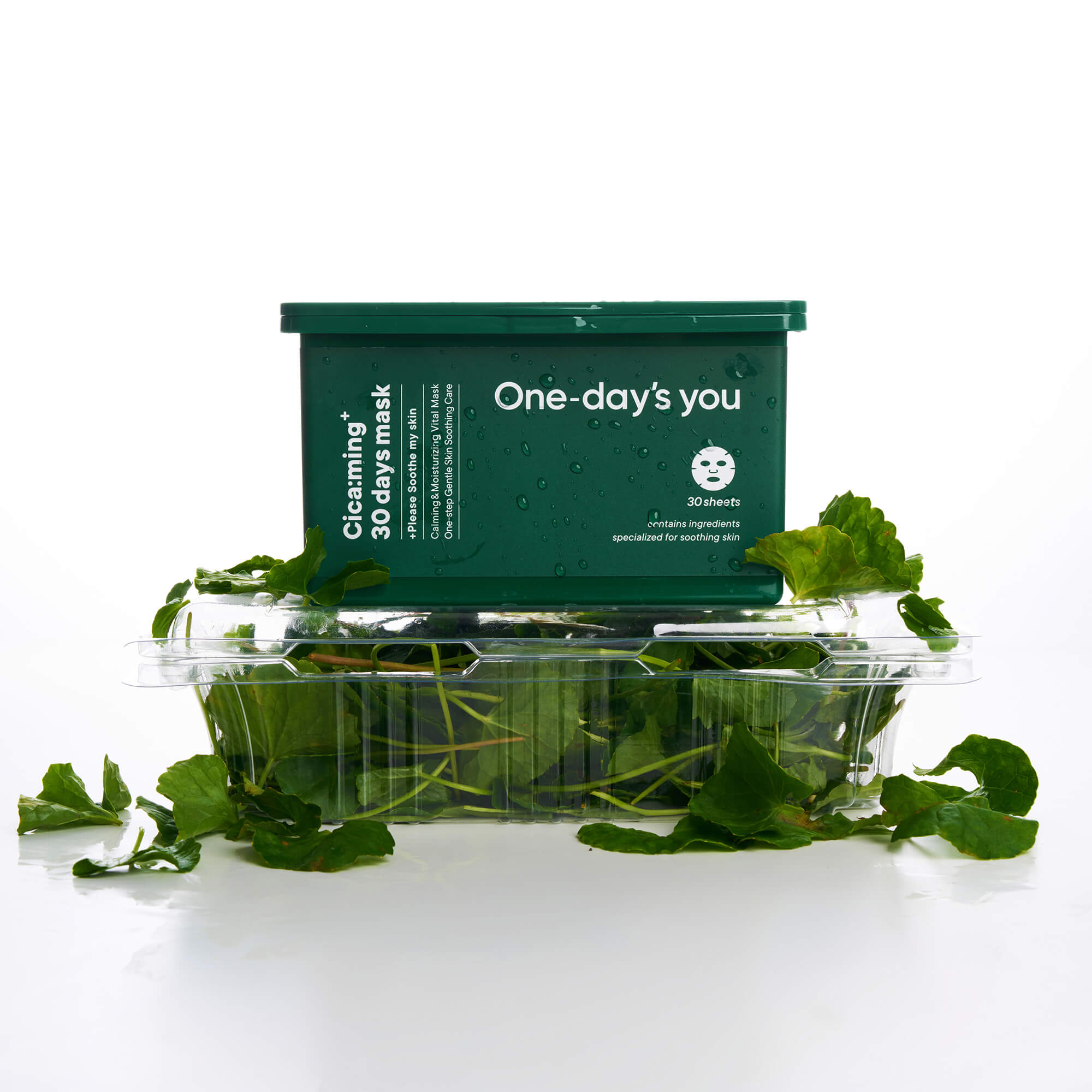 ONE-DAY’S YOU CICA:MING 30 DAYS Kojące maski w płachcie 310 ml (30 szt.) #4
