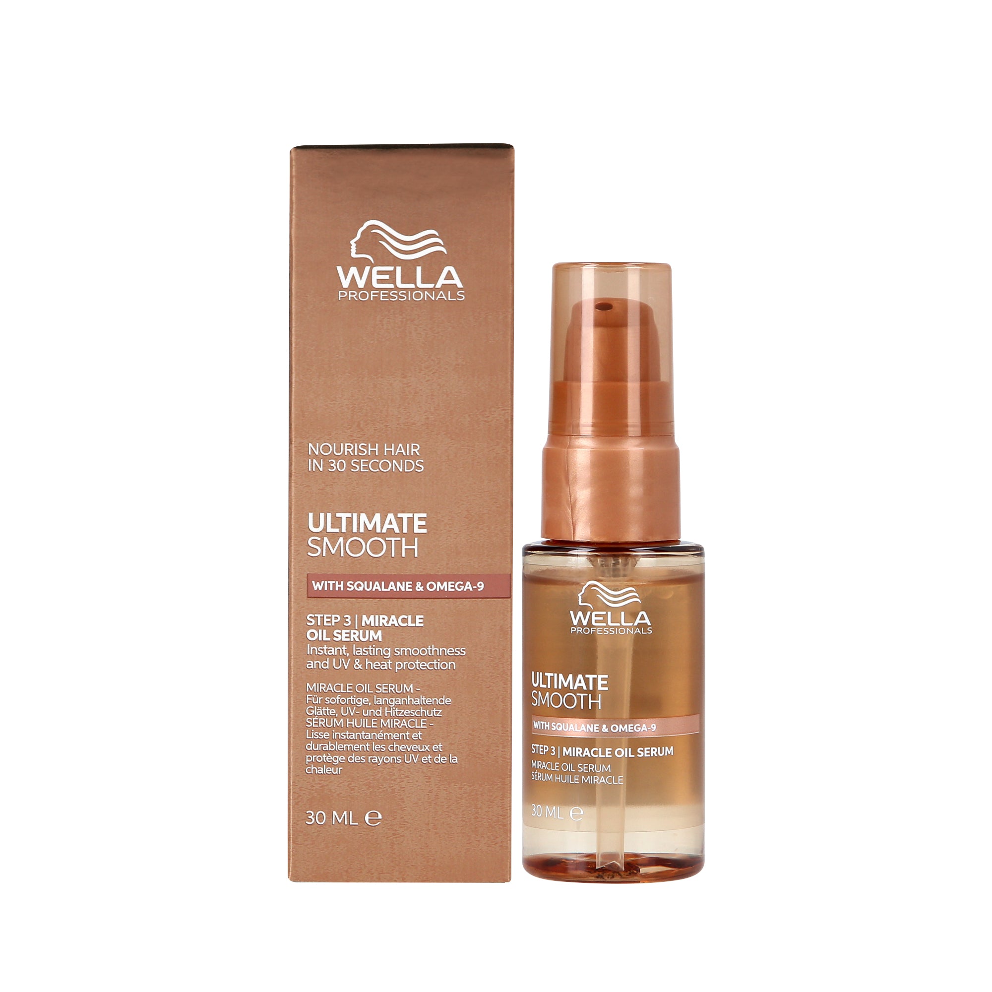 WELLA PROFESSIONALS ULTIMATE SMOOTH MIRACLE OIL Serum wygładzające do włosów 30 ml