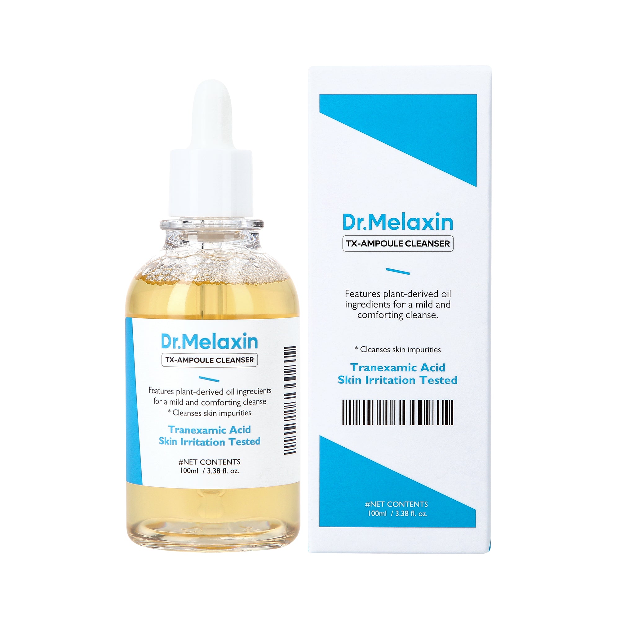 DR.MELAXIN TX-AMPOULE CLEANSER Skoncentrowany żel oczyszczający z kwasem traneksamowym 100 ml