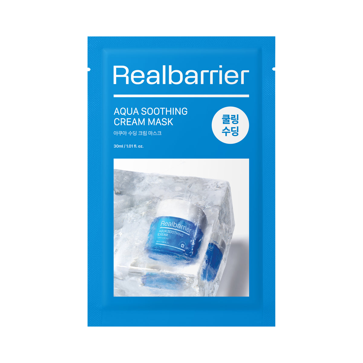 Real Barrier REAL BARRIER AQUA SOOTHING CREAM MASK Głęboko nawilżająca maska w płachcie 30 ml